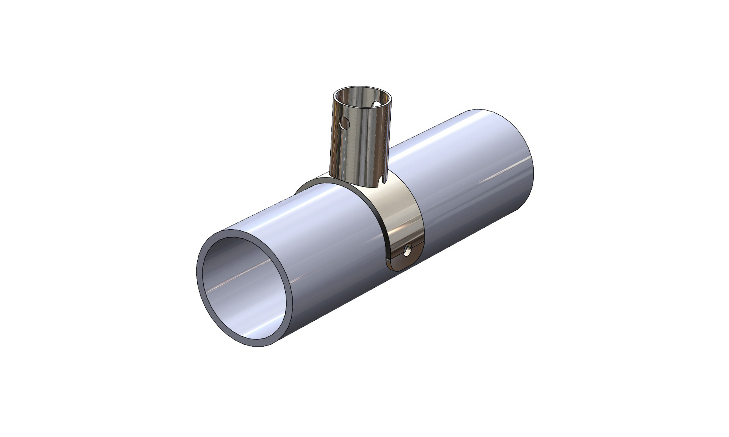 Support pour rondin ou PVC